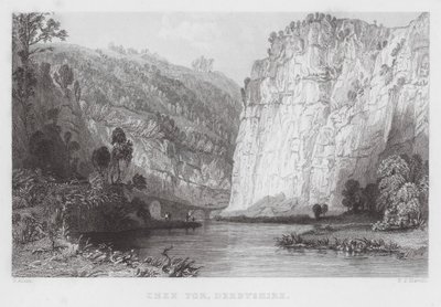 Chee Tor, Derbyshire by Thomas (after) Allom