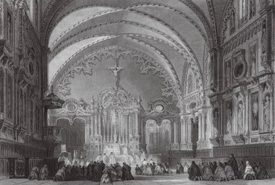 Church of St Tour, Toulouse by Thomas (after) Allom