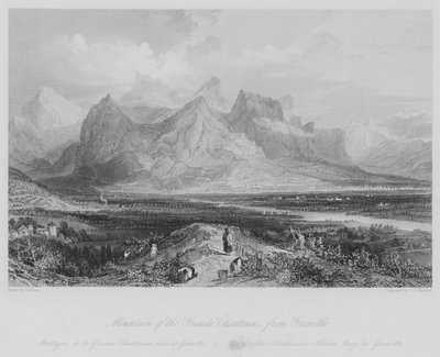 Mountain of the Grande Chartreuse, from Grenoble by Thomas (after) Allom