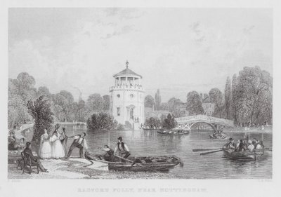Radford Folly, near Nottingham by Thomas (after) Allom