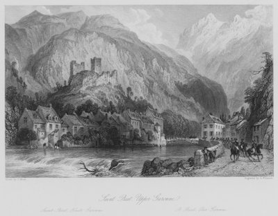 Saint Beat, Upper Garonne by Thomas (after) Allom