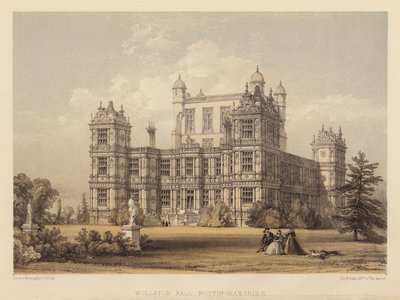 Wollaton Hall, Nottinghamshire by Thomas (after) Allom