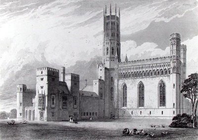 Fonthill Abbey from the south-east, from 