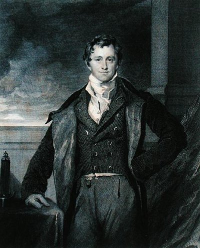 Portrait of Sir Humphry Davy, from 