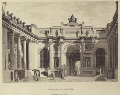 Lothbury Court, Bank of England by Thomas (after) Malton