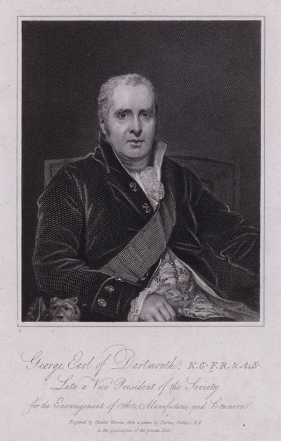 George Legge, 3rd Earl of Dartmouth, British politician and MP by Thomas (after) Phillips