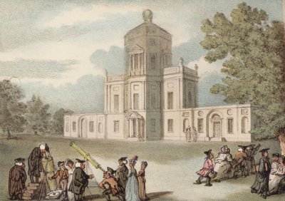 A South View of the Observatory at Oxford by Thomas (after) Rowlandson