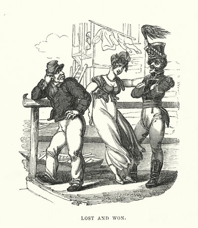 Lost and Won by Thomas (after) Rowlandson