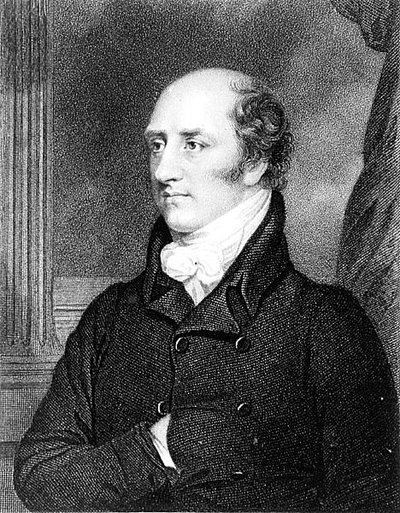 Portrait of George Canning Engraved by William Holt by Thomas (after) Stewardson