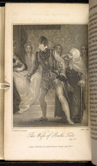 Hag claims husband, Scene from Wife of Bath