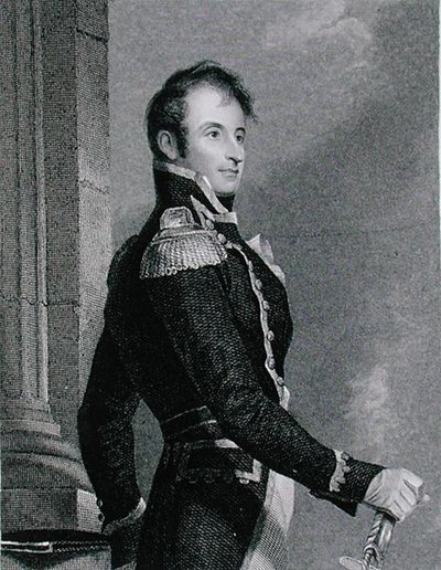 Stephen Decatur, engraved by Asher Brown Durand after a copy of the original by James Herring by Thomas (after) Sully