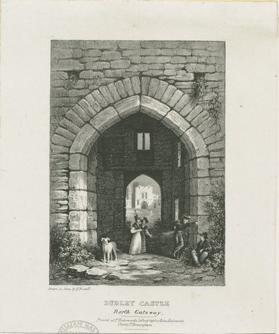 Dudley Castle - North Gateway by Thomas (after) Underwood