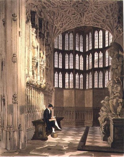 Henry the Seventh Chapel, plate R from 