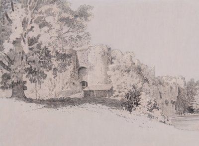 Chepstow Castle by Thomas (attr. to) Tudor