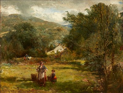 Working in the Field by Thomas (follower of) Faed