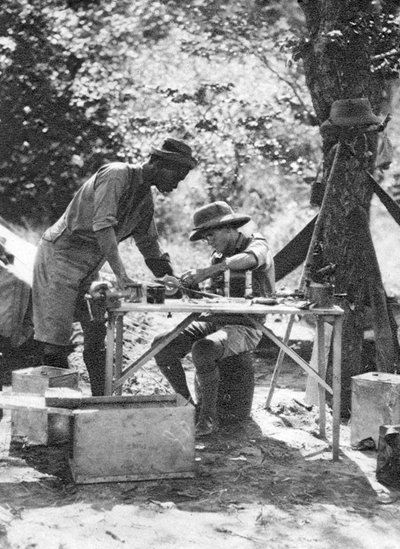 Errol Hinds and Julius Mapata, Livingstone to Broken Hill, Northern Rhodesia, 1925 1927 by Thomas A. Glover