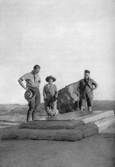 Grave of Cecil Rhodes, British businessman and politician in Africa, Southern Rhodesia, 1924-1927 by Thomas A. Glover