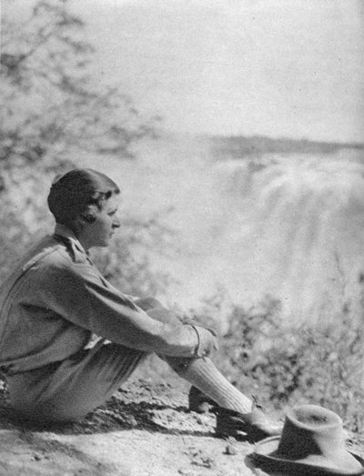 Stella Court Treatt at Victoria Falls, Northern Rhodesia, 1925-1927 by Thomas A. Glover