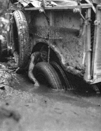 Stuck in a Bog, Bulawayo to Dett, Southern Rhodesia, c1924-c1925 by Thomas A. Glover