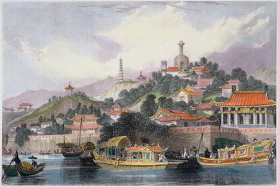 Garden of the Imperial Palace, Peking by Thomas Allom