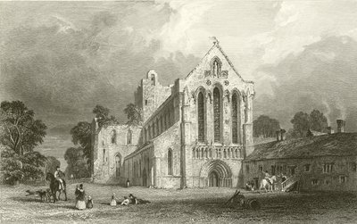 Llanercost Priory, Cumberland by Thomas Allom