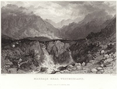 Mardale Head in Westmorland by Thomas Allom