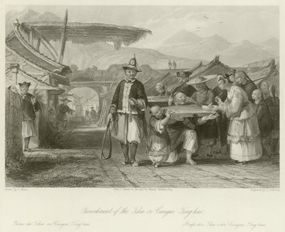 Punishment of the Tcha or Cangue by Thomas Allom