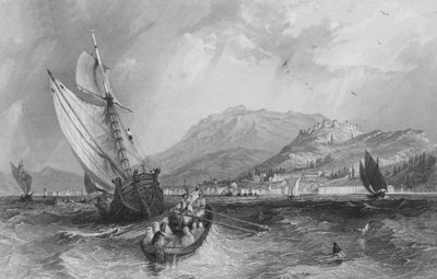 Smyrna, from the Harbour, Asia Minor by Thomas Allom
