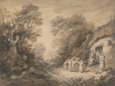 The Cottage Door by Thomas Barker