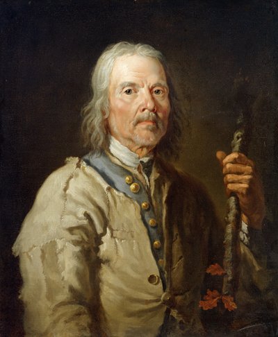 Man Holding a Staff by Thomas Barker of Bath
