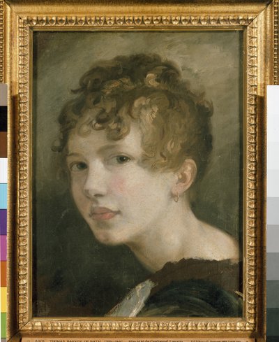 Portrait of Miss H.M. de Cardonnel Lawson by Thomas Barker of Bath