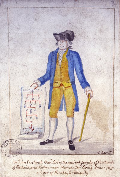 Sir John Prestwich by Thomas Barritt