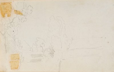 A Landscape and Trees by Thomas Baxter