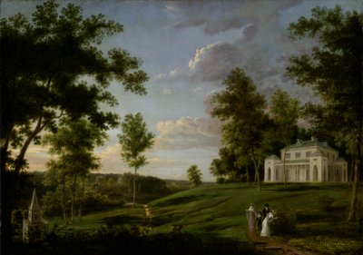 Southeast View of Sedgeley Park, the Country Seat of James Cowles Fisher, Esq., ca. 1819 by Thomas Birch
