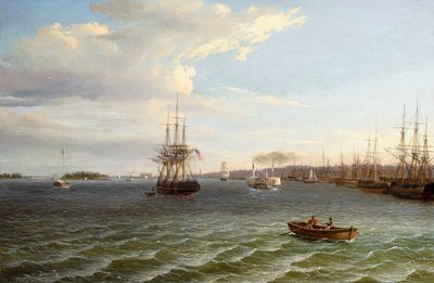 View of Philadelphia, Looking South on the Delaware River by Thomas Birch
