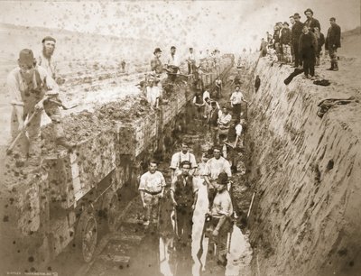English Navvies and the Iron Horse by Thomas Birtles