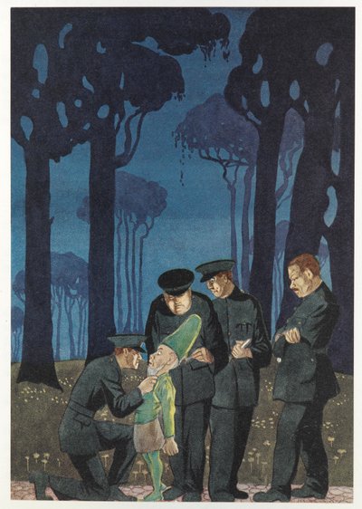 "Tell me where the money is?" he hissed. Police interrogating a leprechaun, from 