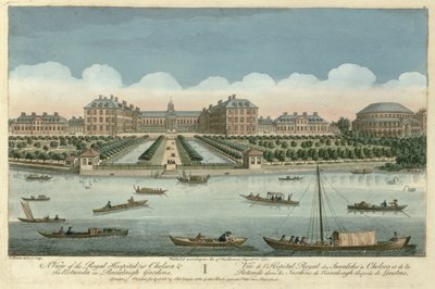 A View of the Royal Hospital at Chelsea and the Rotunda in Ranelaigh Gardens, 1751 by Thomas Bowles