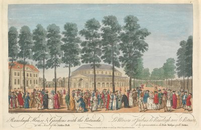 Ranelagh House & Gardens with the Rotunda at the Time of the Jubilee Ball by Thomas Bowles
