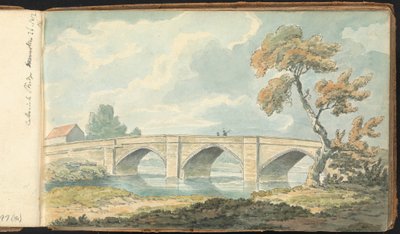 Album of Landscape and Figure Studies: Catterick Bridge by Thomas Bradshaw