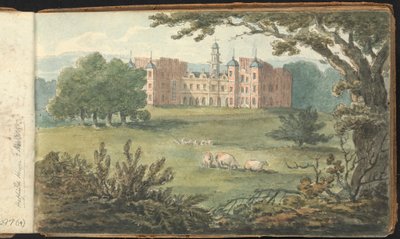 Album of Landscape and Figure Studies: Hatfield House by Thomas Bradshaw