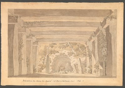 Scene from "Gorm the Old" by Boye and Hartmann by Thomas Bruun
