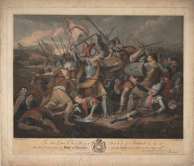 The Battle of Agincourt on 25 October 1415 by Thomas Burke