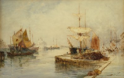 Entrance to Giudecca Venice, c.1870 by Thomas Bush Hardy