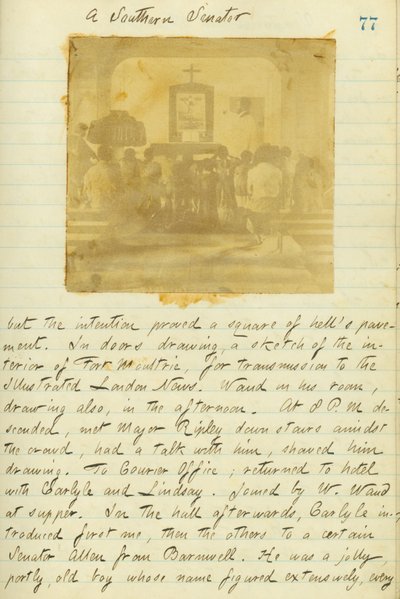 Thomas Butler Gunn Diaries - Volume 15, page 87, January 20, 1861 by Thomas Butler Gunn