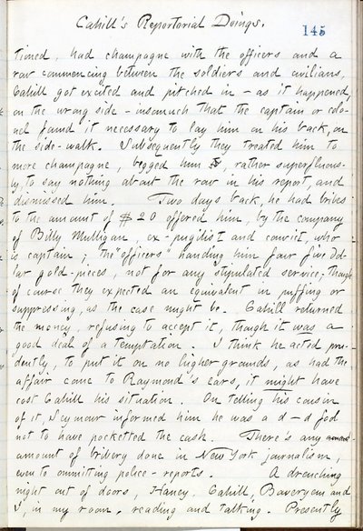 Thomas Butler Gunn Diaries - Volume 16, page 166, May 10, 1861 by Thomas Butler Gunn