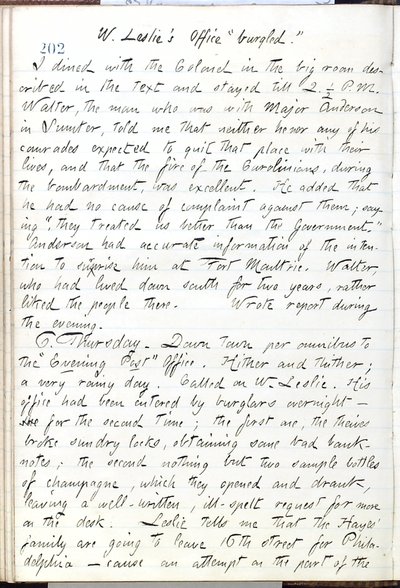 Thomas Butler Gunn Diaries - Volume 16, page 224, June 5, 1861 by Thomas Butler Gunn