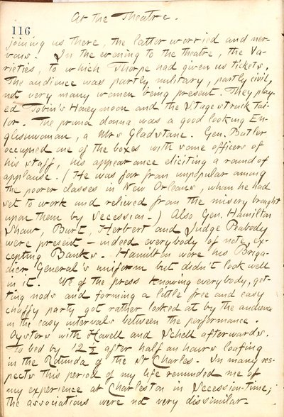 Thomas Butler Gunn Diaries - Volume 21, page 127, December 22, 1862 by Thomas Butler Gunn
