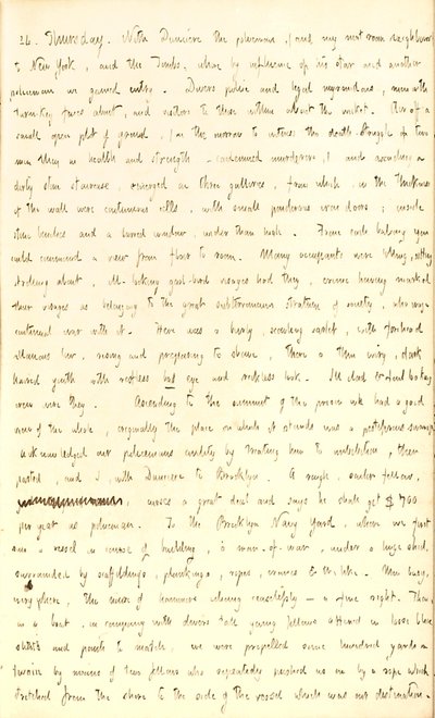 Thomas Butler Gunn Diaries - Volume 2, page 142, July 24, 1851 by Thomas Butler Gunn