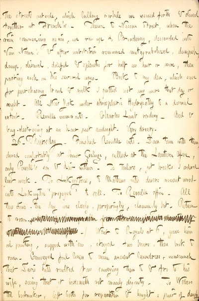Thomas Butler Gunn Diaries - Volume 5, page 21, August 25-26, 1852 by Thomas Butler Gunn